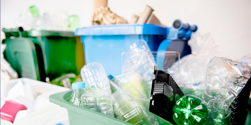 Les codes couleurs des poubelles de tri