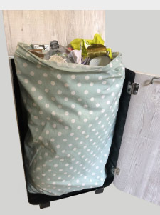 sac poubelle lavable, réutilisable